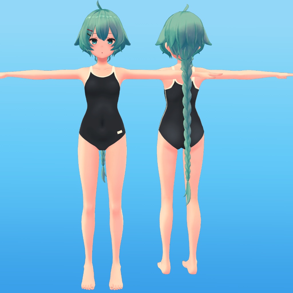 【薄荷用】スクール水着 - School Swimwear - Hakka