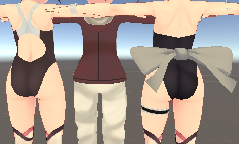 【猫山苗用】バニースーツ/競泳水着/ストリートジャージ -Street Jesey, Bunny Suit, Competition Swimsuit- Nekoyama nae