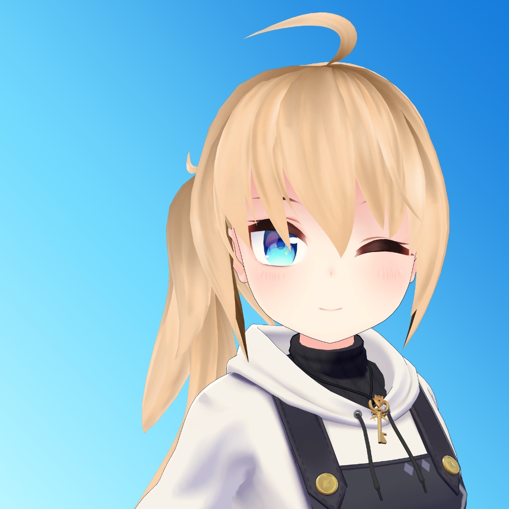 サイドポニーテール - VRC用 - Side Ponytail