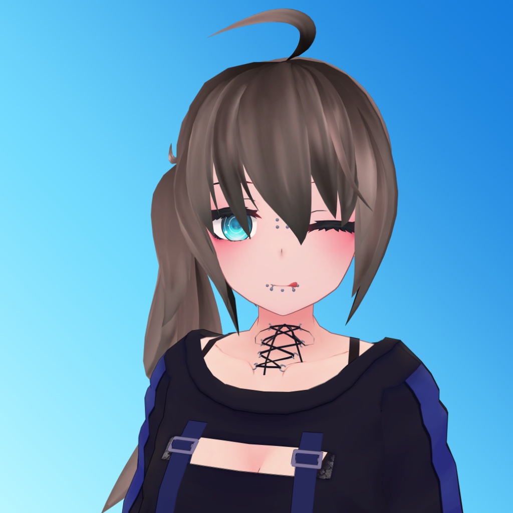 サイドポニーテール - VRC用 - Side Ponytail