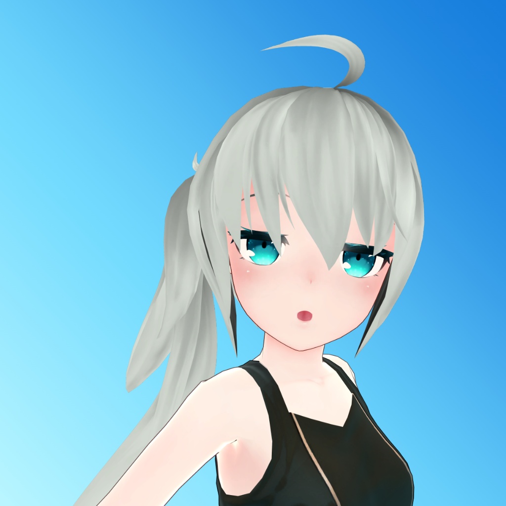 サイドポニーテール - VRC用 - Side Ponytail