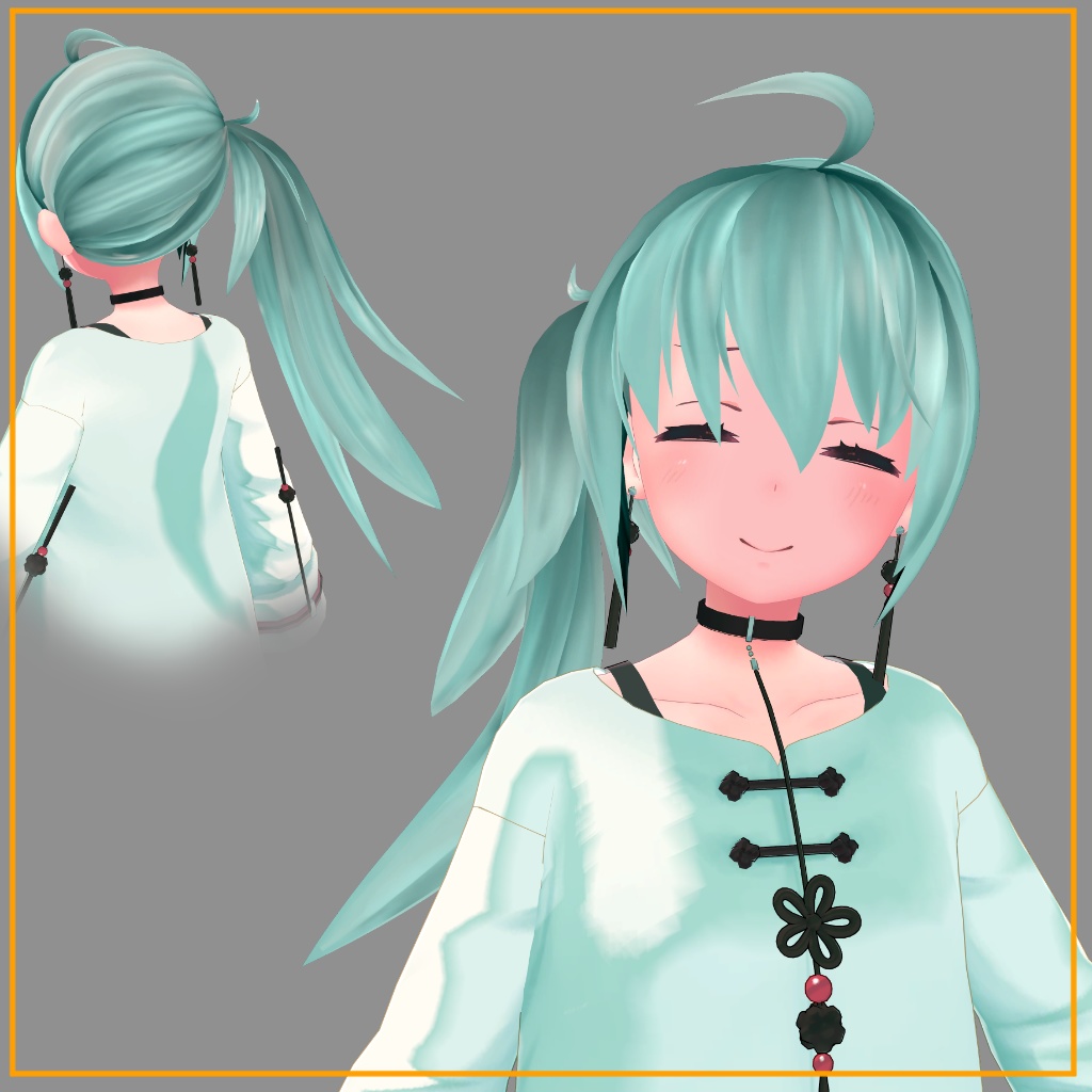 サイドポニーテール - VRC用 - Side Ponytail