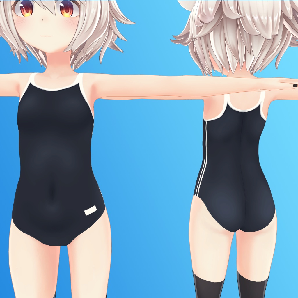 【フィリナ用】スクール水着&体操着/School Swimsuit & Gym Uniform - Firina