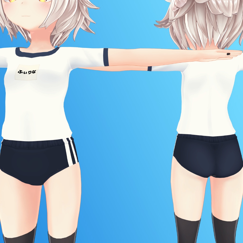 【フィリナ用】スクール水着&体操着/School Swimsuit & Gym Uniform - Firina