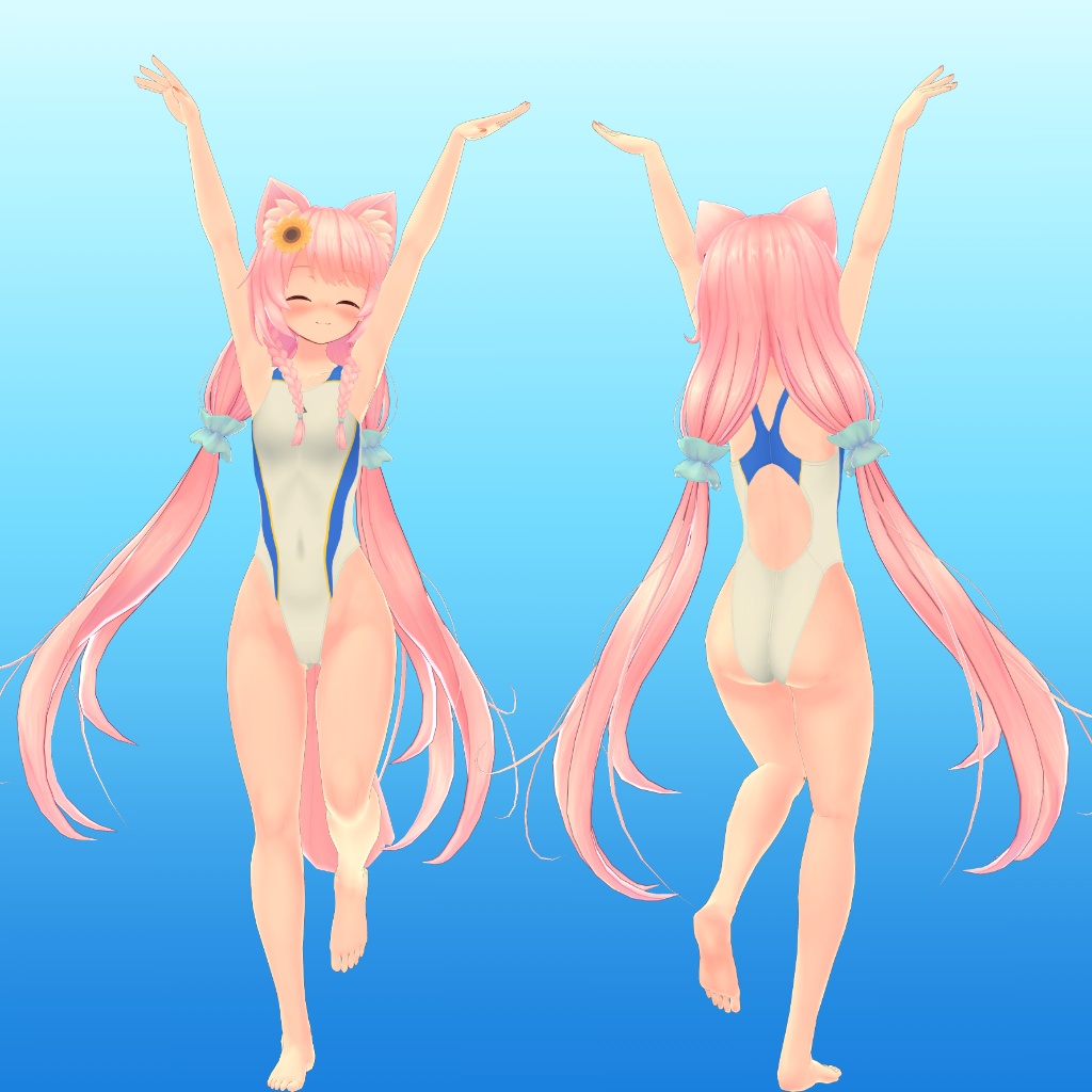 【ユウ用】バニースーツ/競泳水着/ナース - Nurse , Bunny Suit, Competition Swimsuit- Yuu