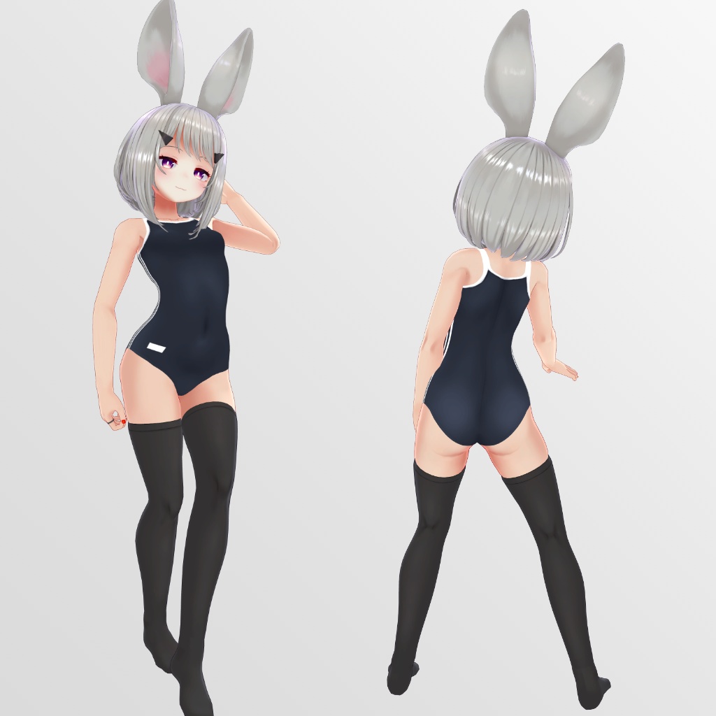 【レイニィ用】バニースーツ/スクール水着 - Bunny Suit/ School Swimwear - Rainy