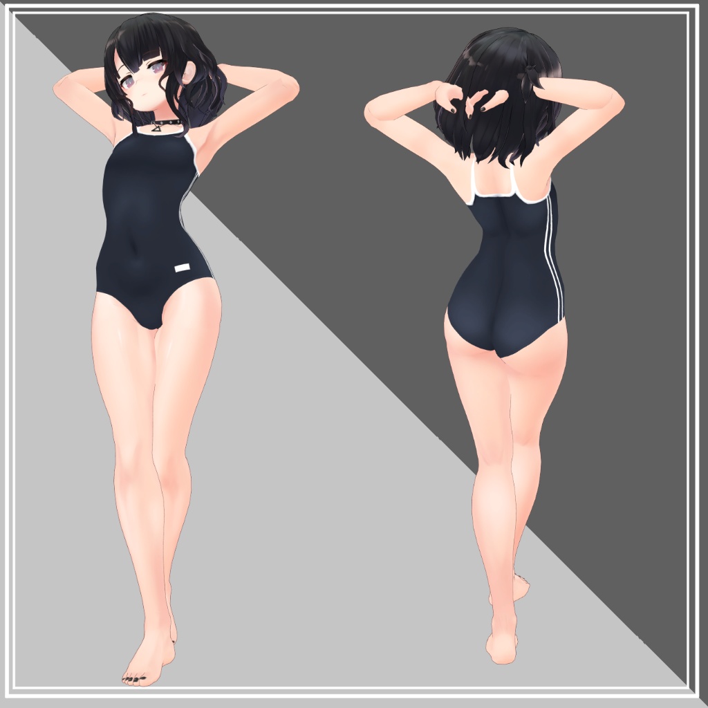 【Leeme&Reeva用】スクール水着 - School Swimsuit リーメ&リーバ