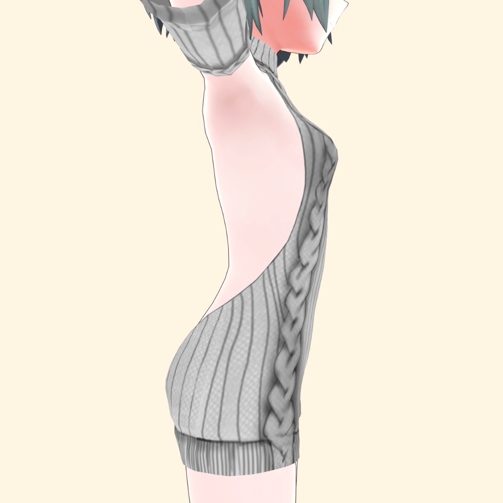 【ミーシェ用】例のセーター - Open Back Sweater - Mishe