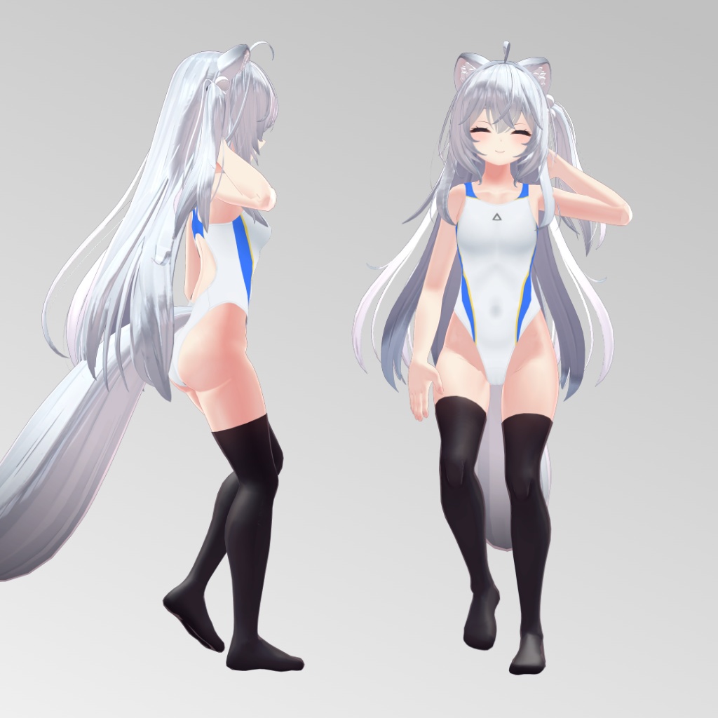 【狐雪用】バニースーツ/競泳水着ー - Bunny Suit/ Competition Swimsuit - Koyuki