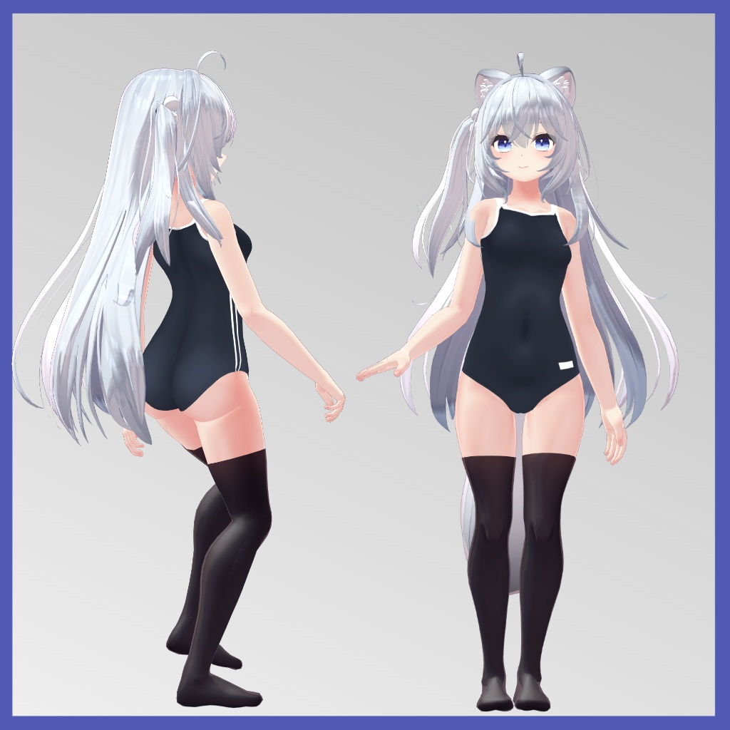 【狐雪用】スクール水着/ 体操着 - School Swimsuit/ Gym Uniform - Koyuki