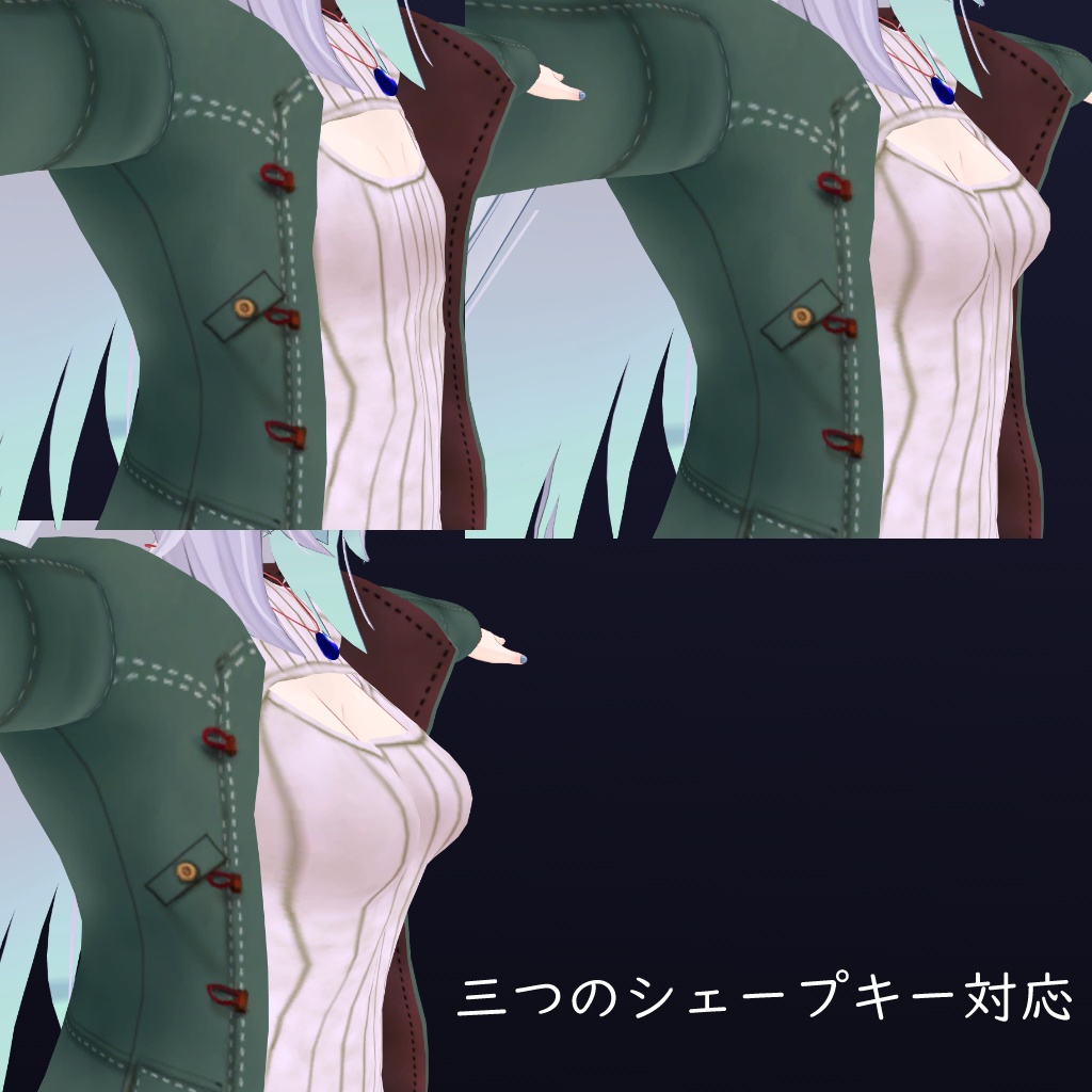 【ウルフェリア用】例のセーターB型& 例のセーター - Open Back Sweater& Open-Chest Sweater - Wolferia