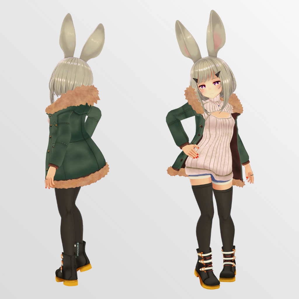 【レイニィ用】例のセーターB型 - Open-Chest Sweater - Rainy