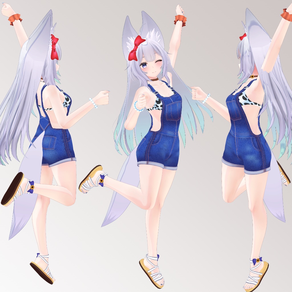 【ウルフェリア用】ビキニオーバーオール - Bikini Overalls - for Wolferia