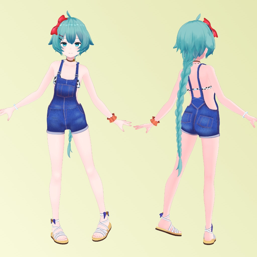 【薄荷用】ビキニオーバーオール - Bikini Overalls - for Hakka