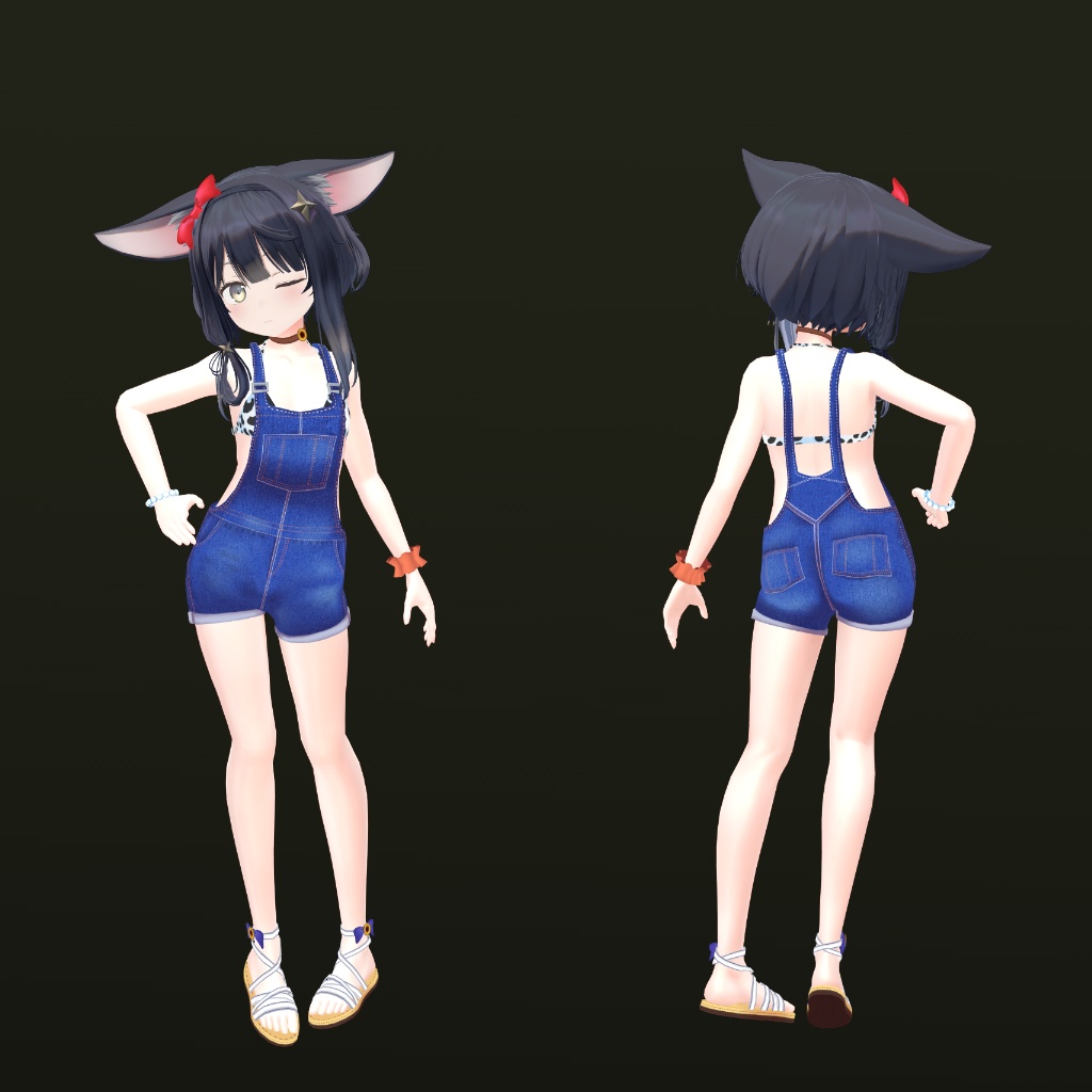 【ソア用】ビキニオーバーオール - Bikini Overalls - for Soa