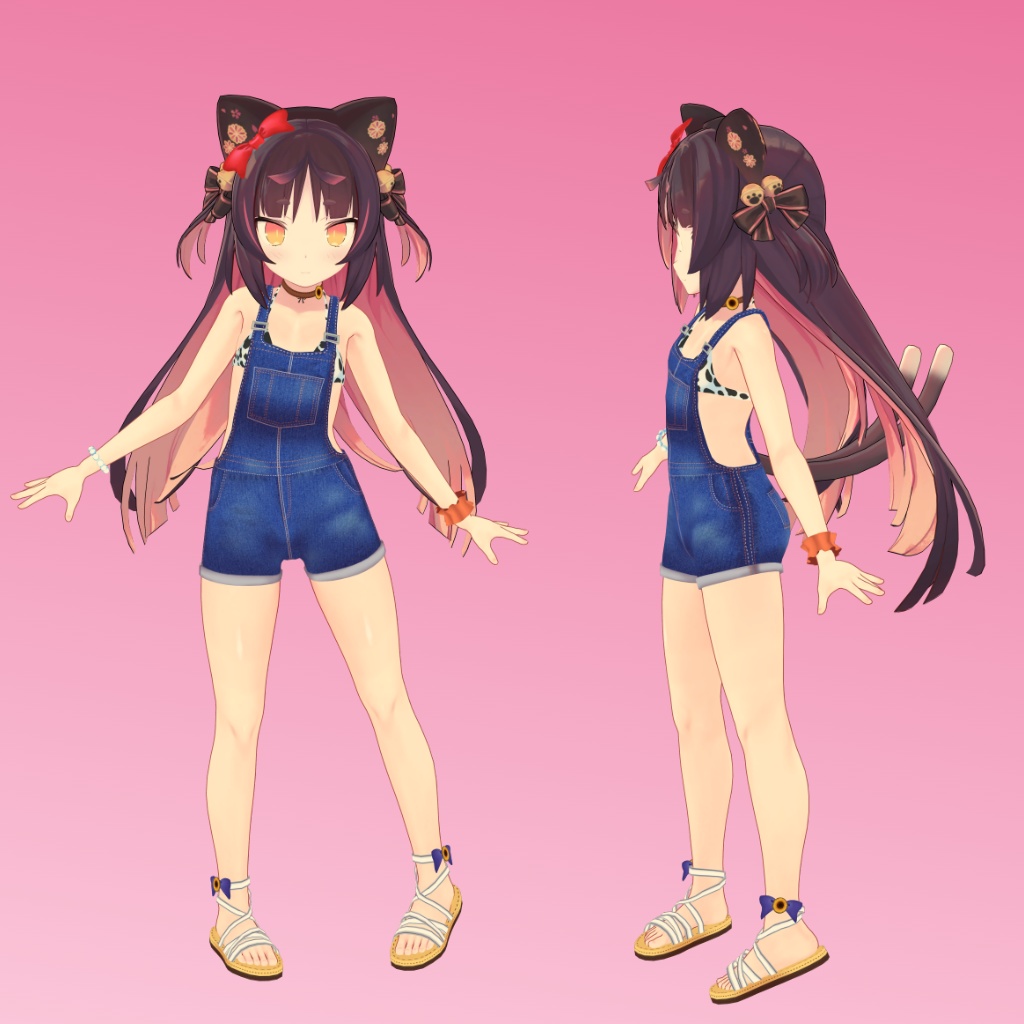 【猫山苗用】ビキニオーバーオール - Bikini Overalls - for Nekoyama nae