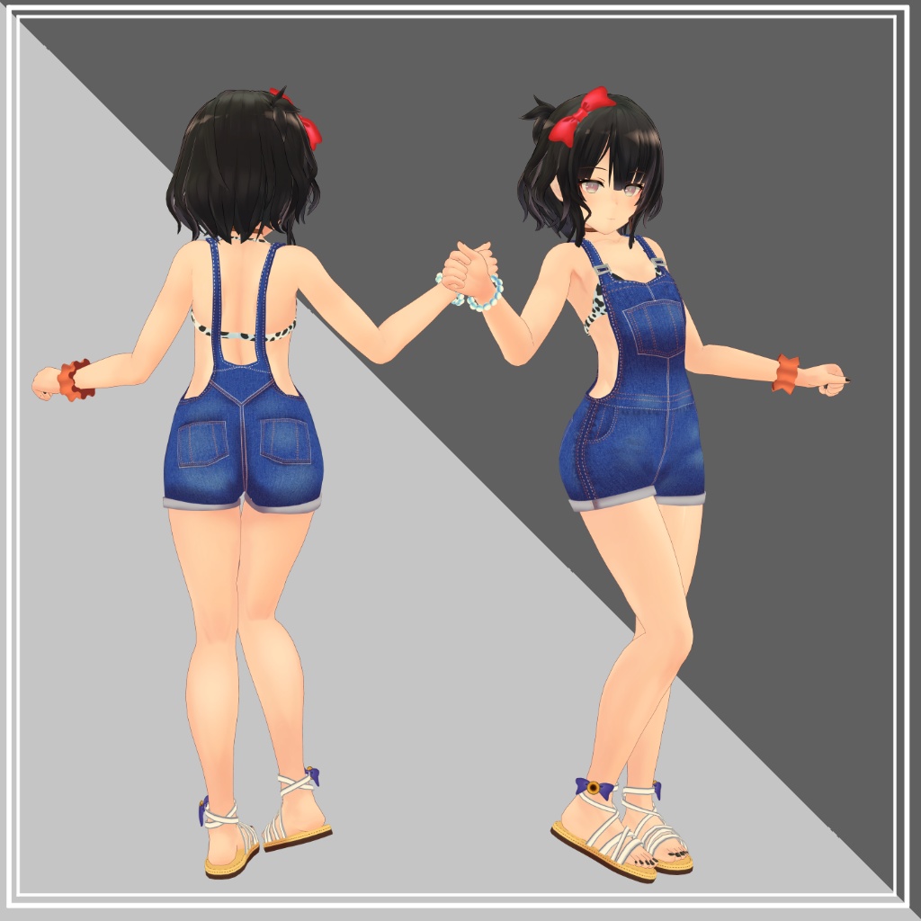【リーメ&リーバ用】ビキニオーバーオール - Bikini Overalls - for Leeme&Reeva