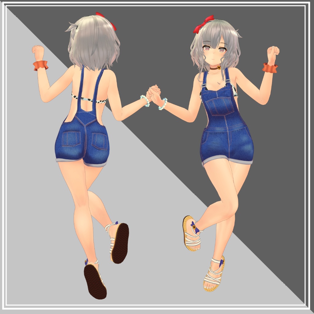 【リーメ&リーバ用】ビキニオーバーオール - Bikini Overalls - for Leeme&Reeva
