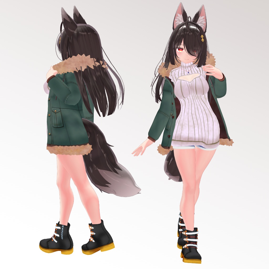 【ここあ用】例のセーターB型 & 例のセーター - Open Back Sweater& Open-Chest Sweater - for Kokoa