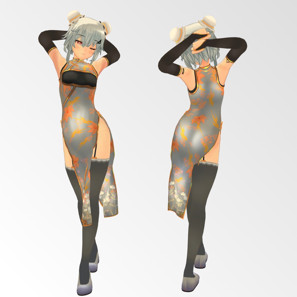 【シャーロ- Winter-用】チャイナドレス - China Dress - for Shaclo -Winter-