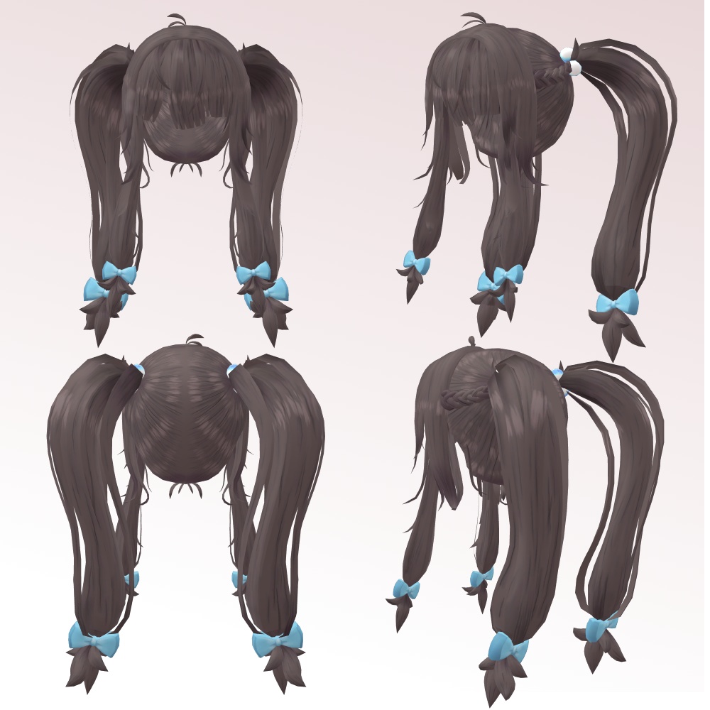 ダブルツインテール - VRC用 - Double Twintail