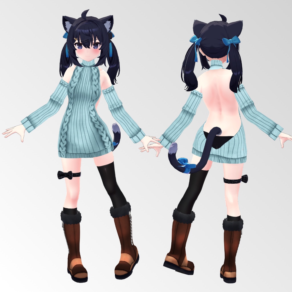 【セフィラ用】例のセーター - Open Back Sweater - for Sephira