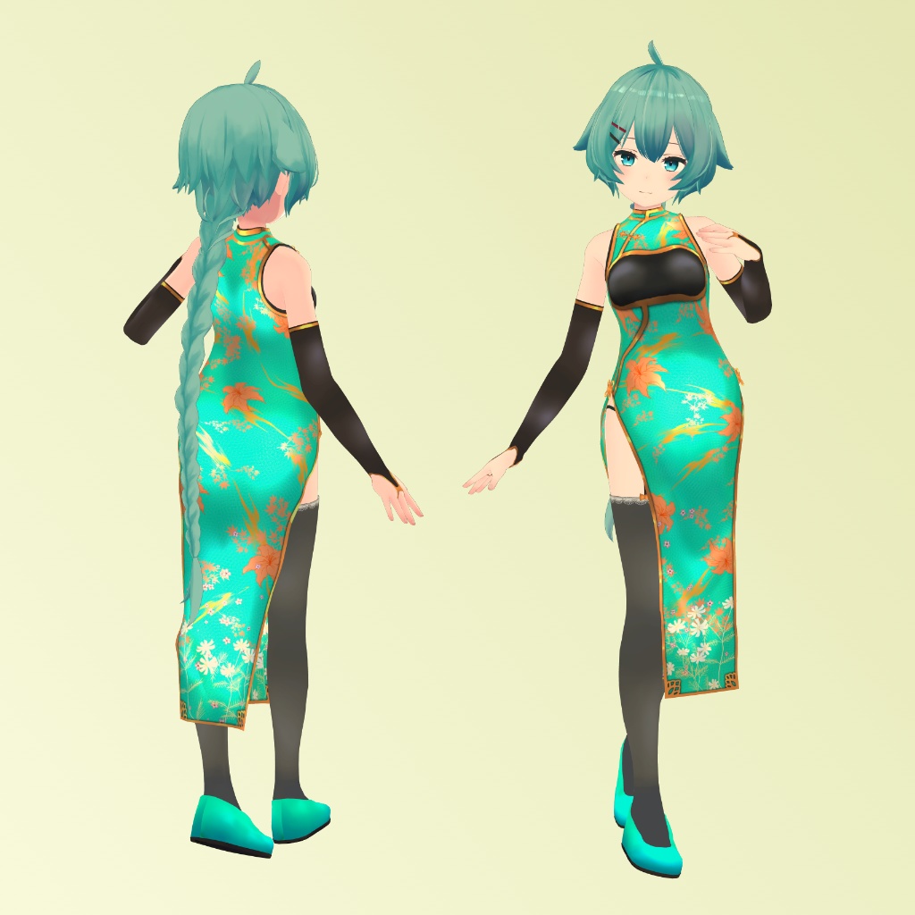 【薄荷用】チャイナドレス - China Dress - for Hakka