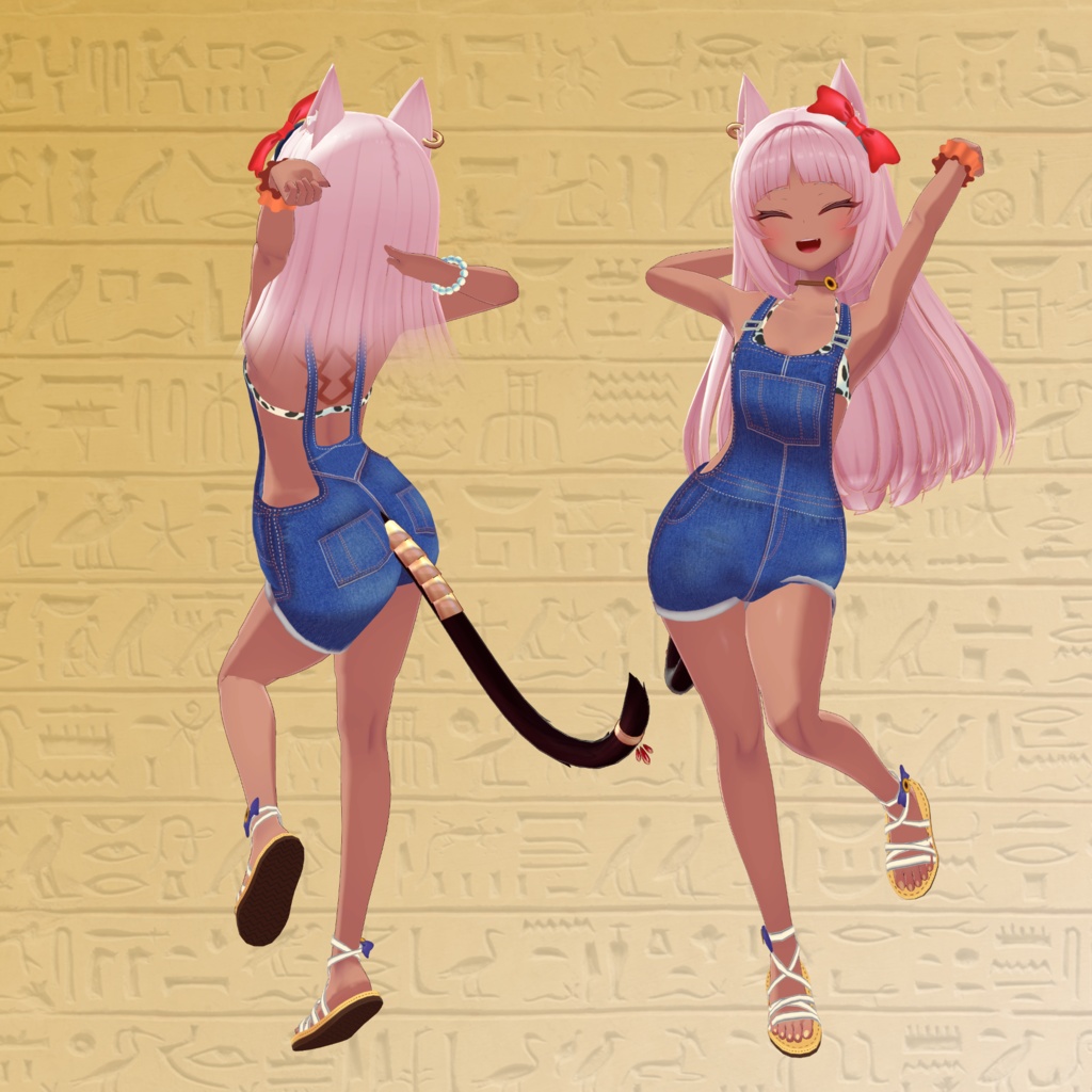 【ネフェル用】 ビキニジャケット/ 例のセーター/ビキニオーバーオール - Open Back Sweater/ Bikini Overalls/ Bikini Jacket - for Nefer