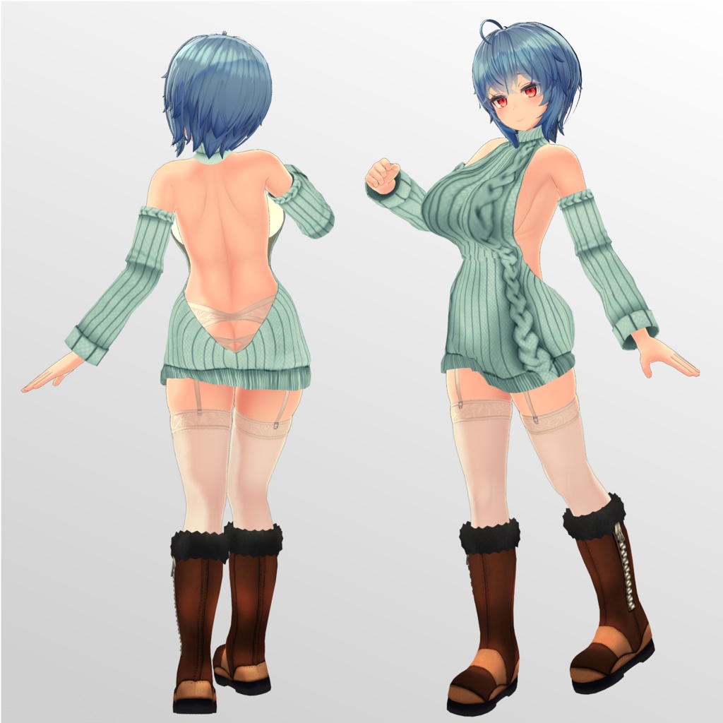 【イメリス用】例のセーター - Open Back Sweater - for Imeris