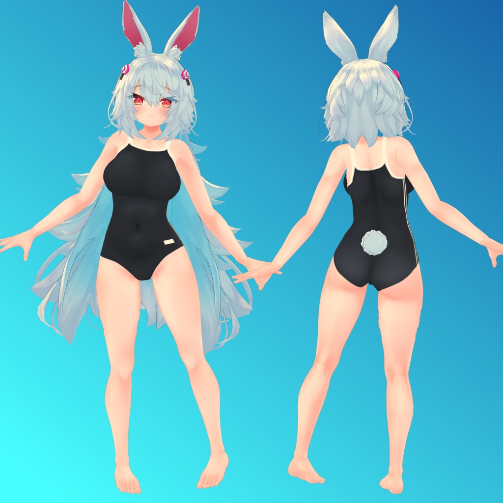 【ティコ用】 例のセーター/スクール水着 - Open Back Sweater/ School Swimsuit- for Tycho