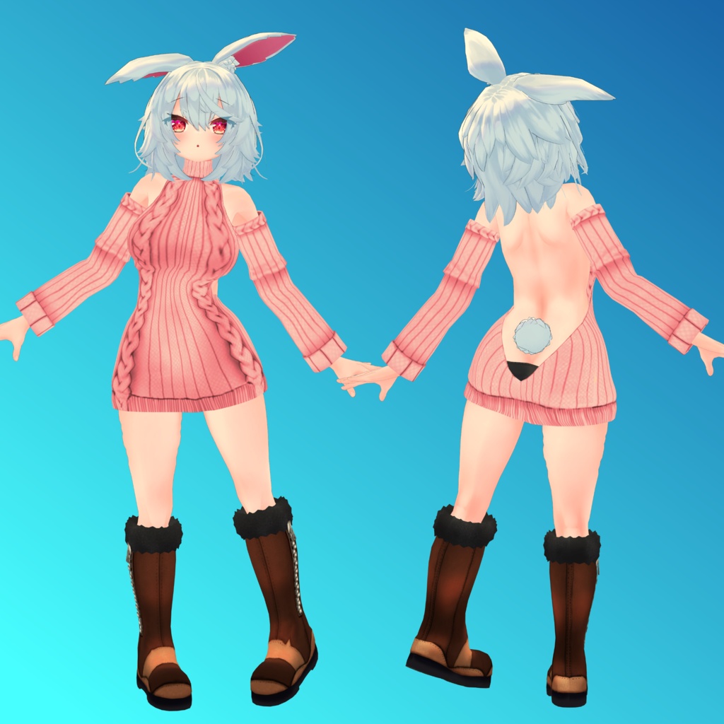 【ティコ用】 例のセーター/スクール水着 - Open Back Sweater/ School Swimsuit- for Tycho