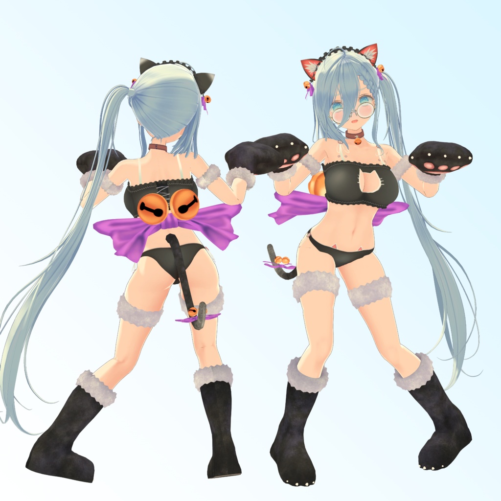 【ギモザード 用】ビキニジャケット & 猫ランジェリー - Bikini Jacket & Neko Lingerie - for GimoZard