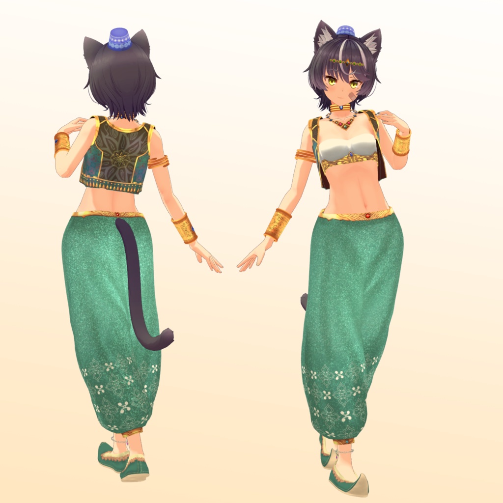 【ニャスカ!/ 大神リュカ用】バビロン/ ビキニジャケット/ ストリートウェア - Arabian Night/ Bikini Jacket/ Street Wear - for Nyasuka!/ Ohkami Lyuca