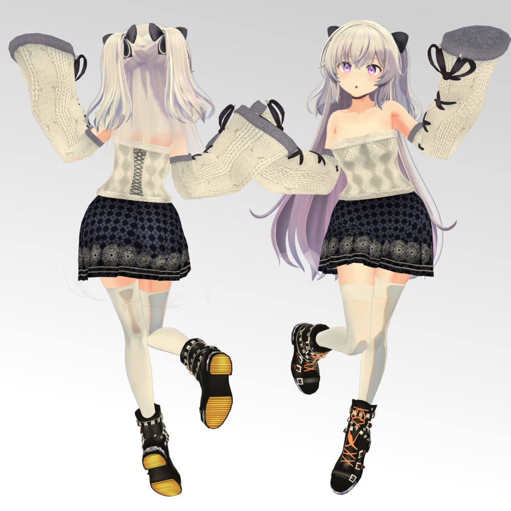 【しいか用】例のセーターC型 - Open Shoulder Sweater - for Shika