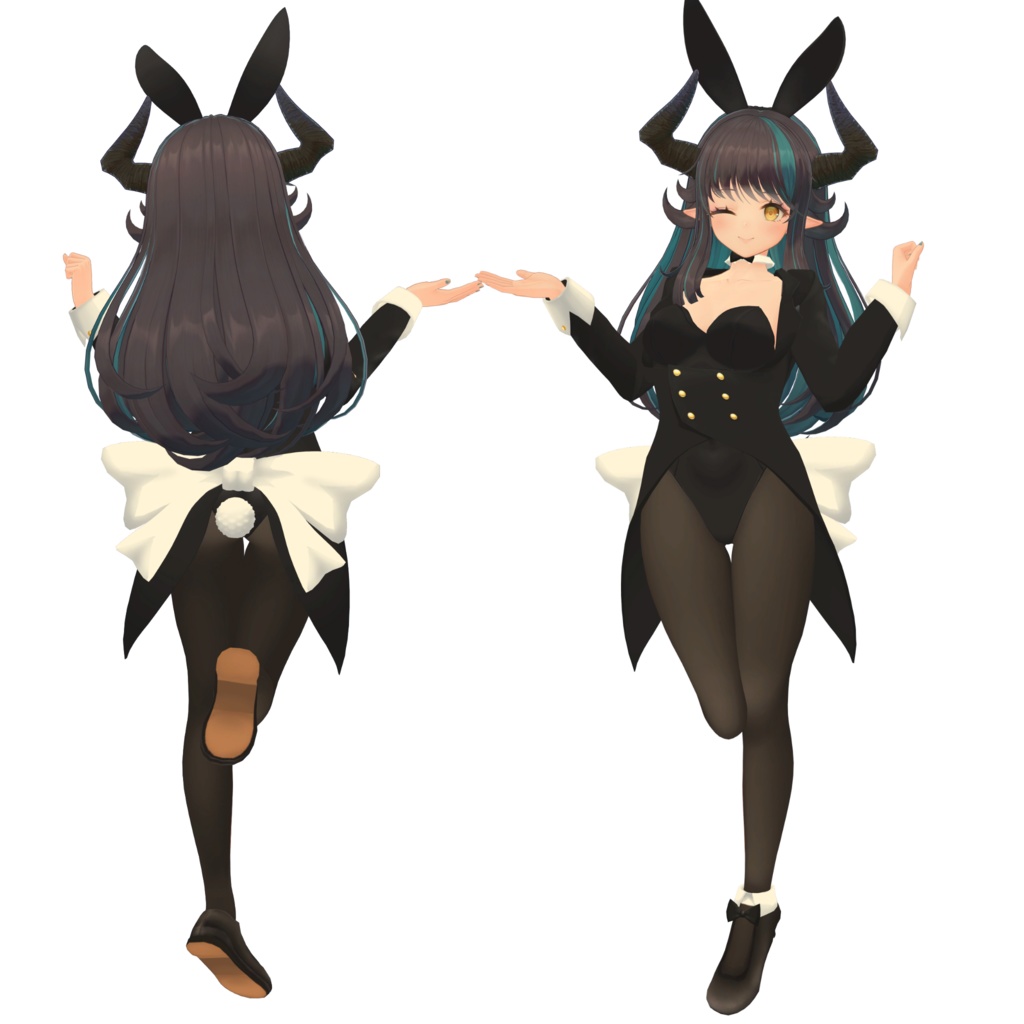 【ドラゴニュート・シアノス用】 バニースーツMKII - Bunny Suit MKII - for Dragonewt Cyanos