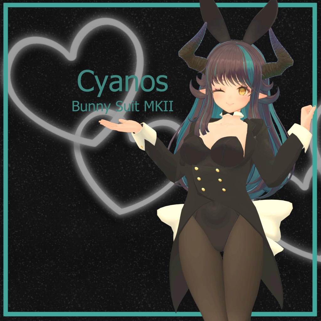 【ドラゴニュート・シアノス用】 バニースーツMKII - Bunny Suit MKII  - for Dragonewt Cyanos
