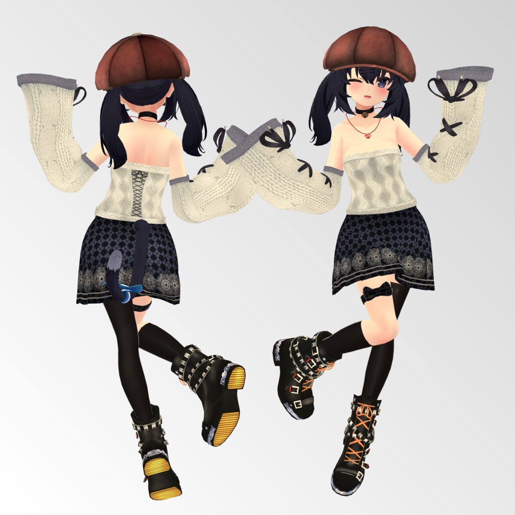 【セフィラ用】例のセーターC型/ 体操着 - Open Shoulder Sweater/ Gym Uniform - for Sephira