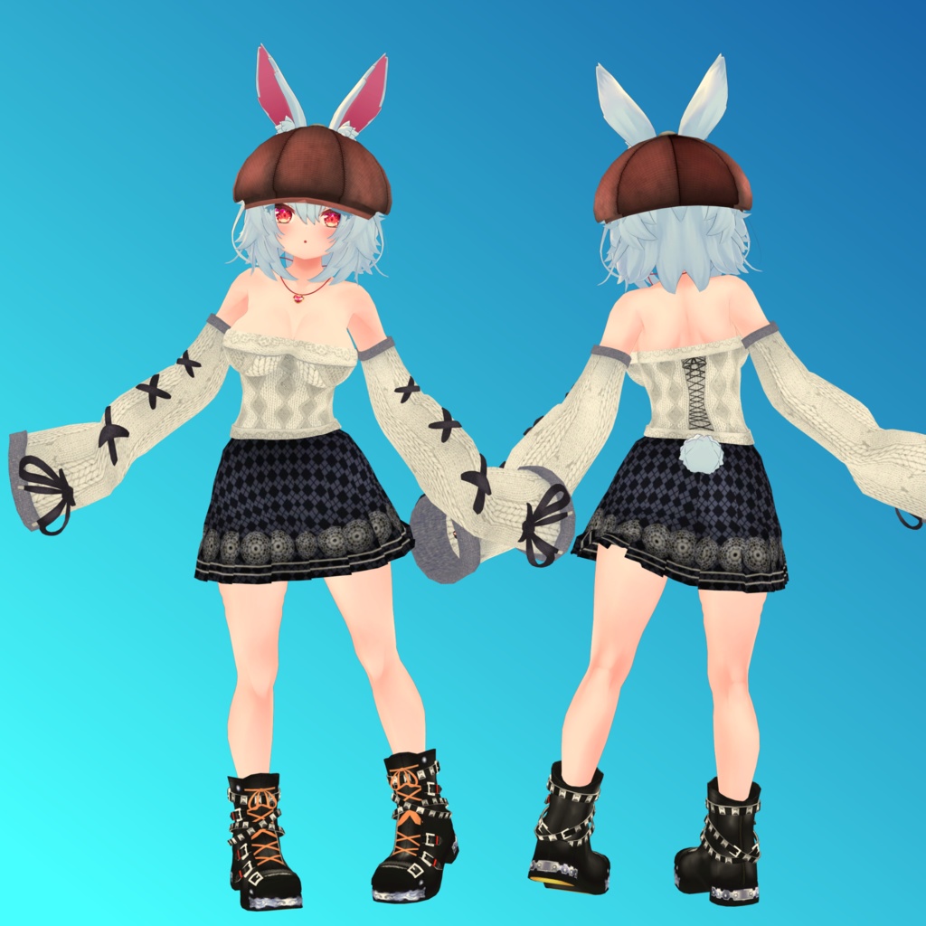 【ティコ用】チャイナドレス/ 例のセーターC型 - China Dress/ Open Shoulder Sweater - for Tycho