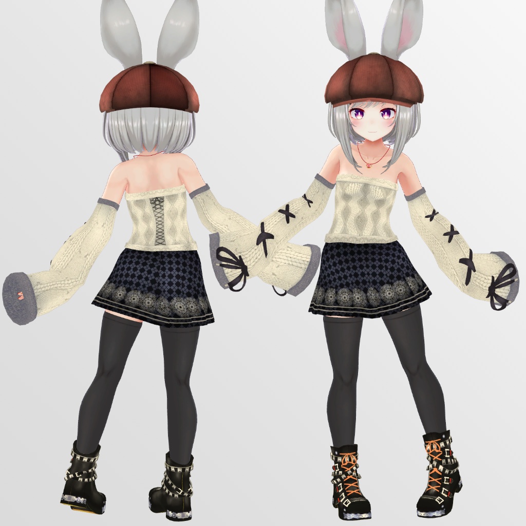 【レイ二ィ+たわわ胸用】チャイナドレス/ 例のセーターc型 - China Dress/ Open Shoulder Sweater- for (TWW)Rainy