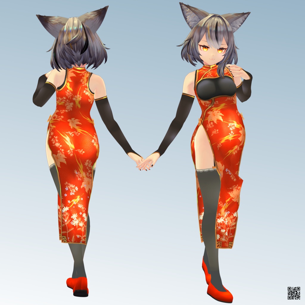 【ミュリシア用】チャイナドレス/ 例のセーターC型/ ビキニジャケット - China Dress/ Open Shoulder Sweater/ Bikini Jacket - for Mulicia