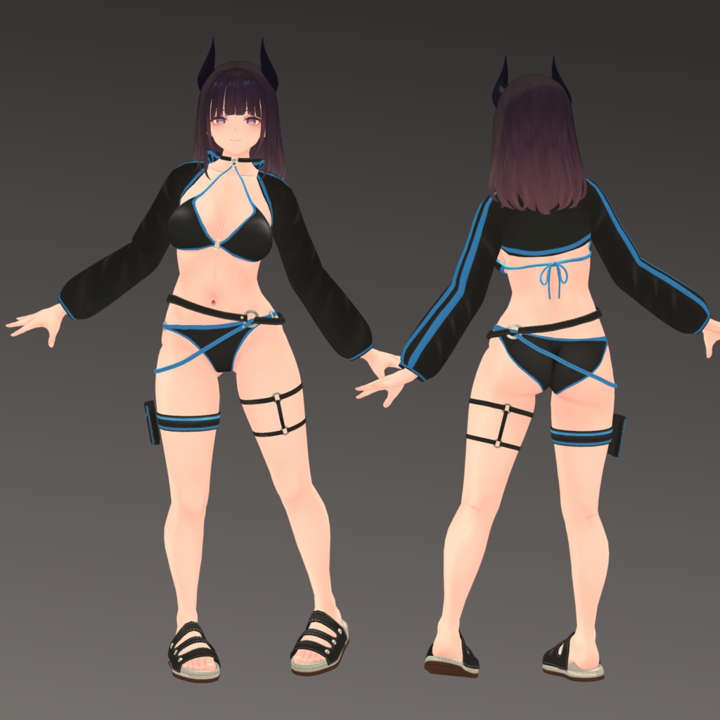 【くろなつ用】 ビキニジャケット/ バニースーツMKII/猫ランジェリー - Bunny Suit MKII/ Neko Lingerie/ Bikini Jacket  - for Kuronatu