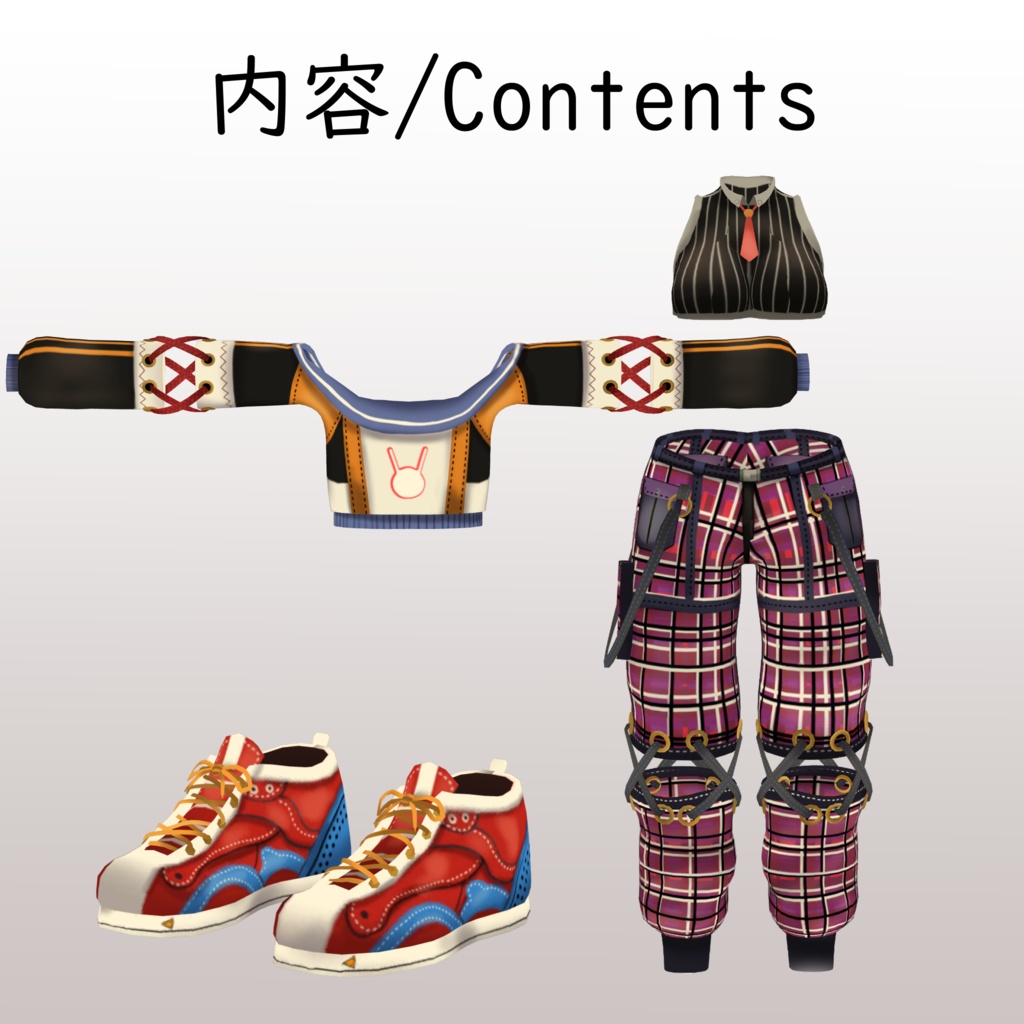 【ヴォルフロッテ用】バニースーツMKII/例のセーター/ストリートウェア/猫ランジェリー - Bunny Suit MKII/ Open Back Sweater/ Neko Lingerie/ Street Wear for Wolflotte