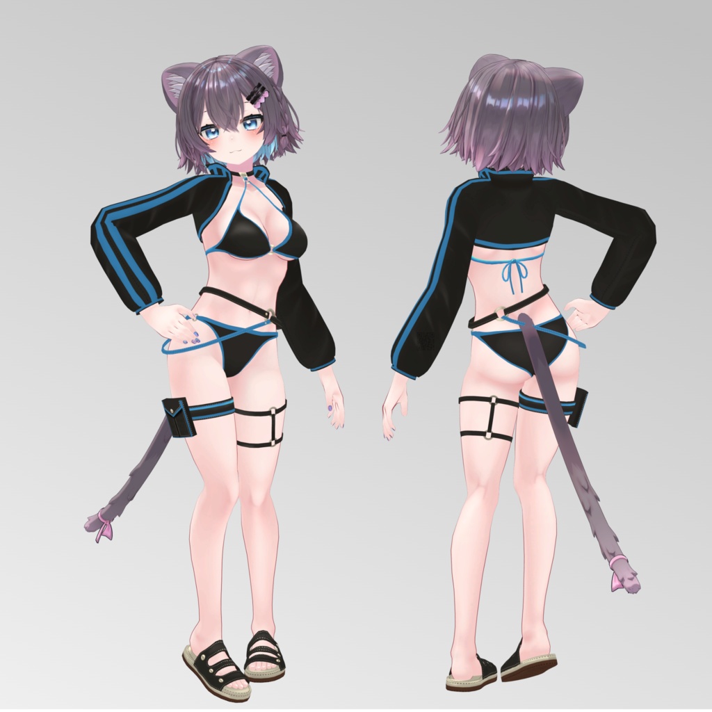 【まりえる用】例のセーターC型/ ビキニジャケット - Open Shoulder Sweater/ Bikini Jacket - for Mariel