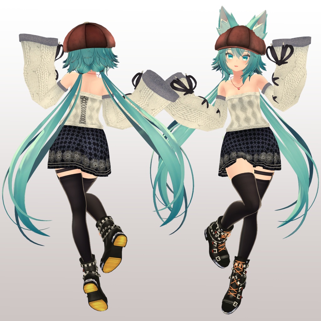 【竜胆用】チャイナドレス/ 例のセーターC型/ 体操着/ バニースーツMKII - China Dress/ Open Shoulder Sweater/ Gym Uniform/ Bunny Suit MKII - for Rindou