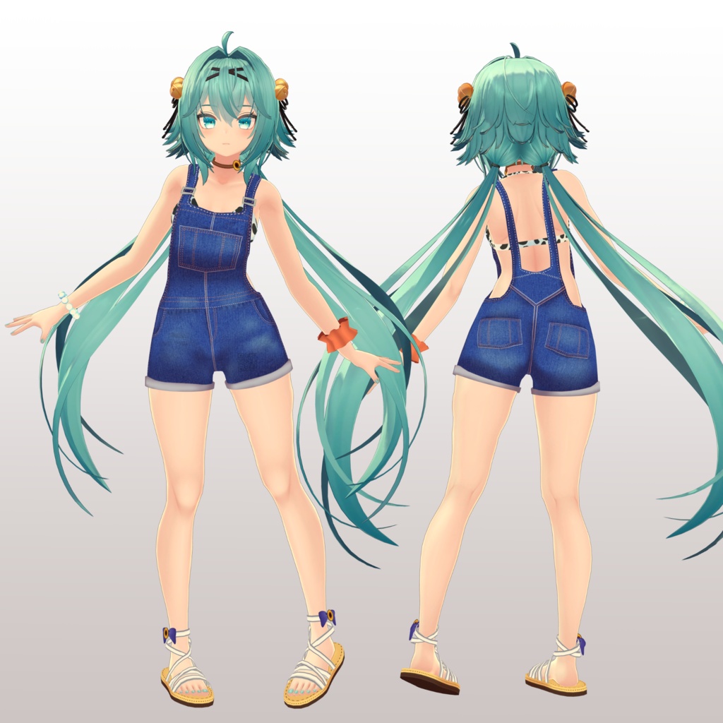 【竜胆用】 ビキニオーバーオール - Bikini Overalls- for Rindo