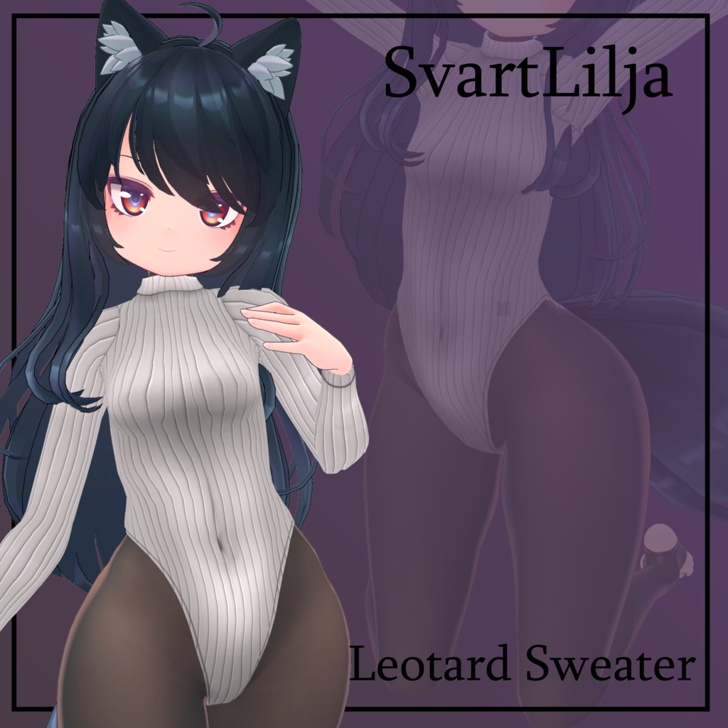 Leotard Sweater - for Svart Lilja