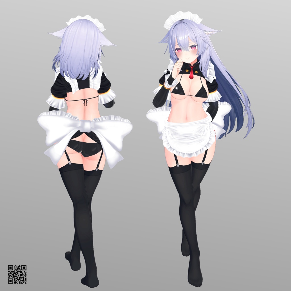 【桔梗用】メイドビキニ - Maid Bikini - for Kikyo