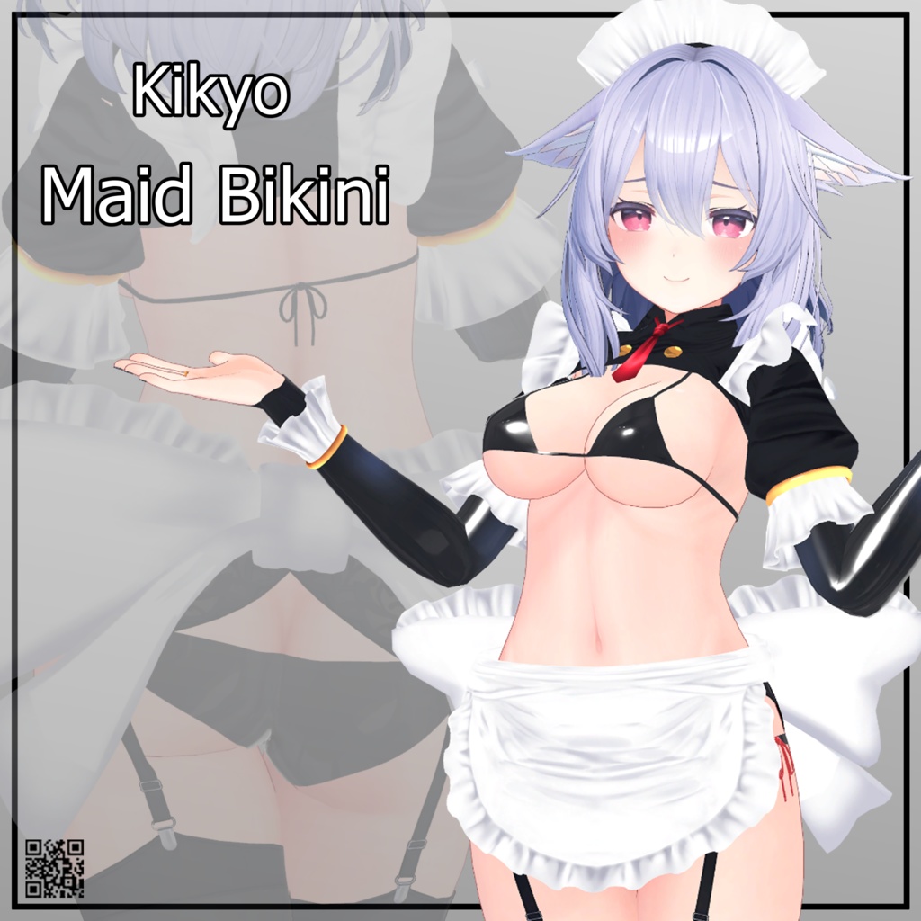 【桔梗用】メイドビキニ - Maid Bikini - for Kikyo
