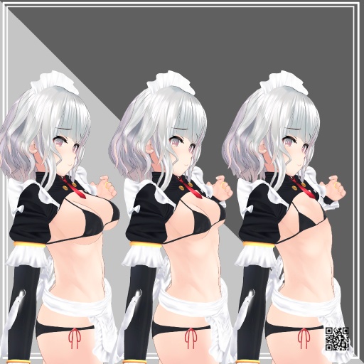 【リーメ&リーバ&レイズ用】メイドビキニ - Maid Bikini - for Leeme&Reeva&Reiz