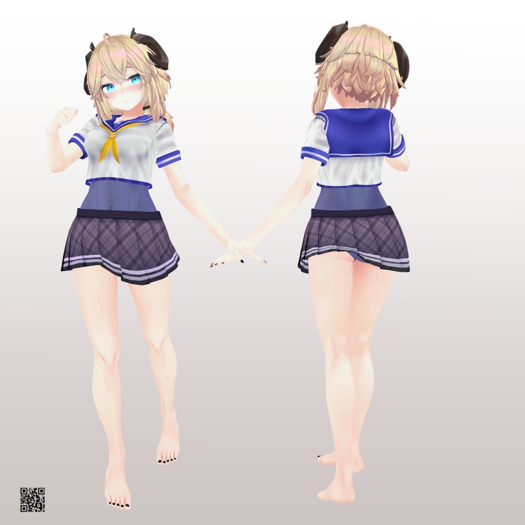 【メリノ用】セーラースクール水着 - Sailor School Swimsuit - for Merino